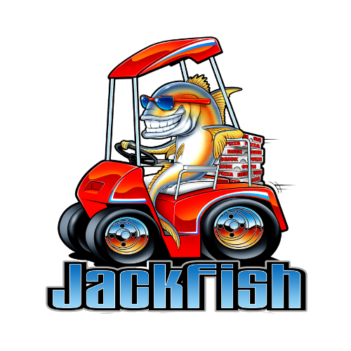 Jackfish Cart Rentals Logo Port Aransas